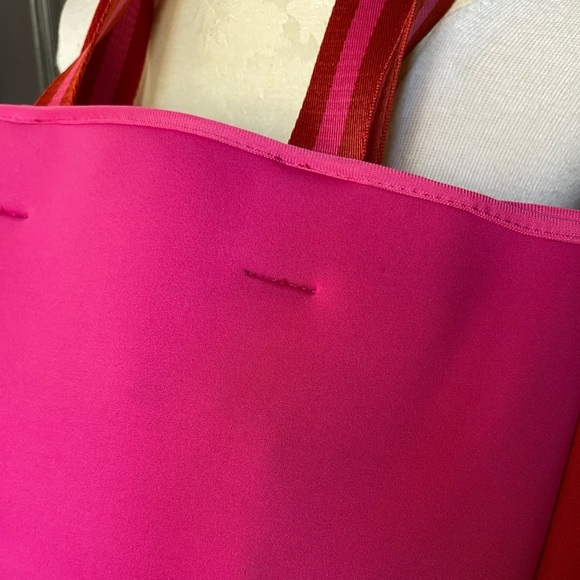 NWOT SummerSalt Beach Tote Pink Red - Picture 7 of 16